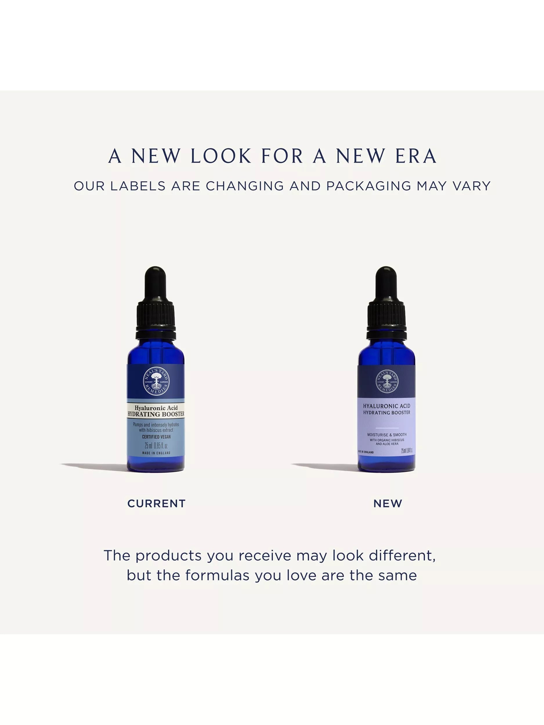 Neal's Yard Remedies Hyaluronic Acid Hydrating Booster 25ml, imported from the UK