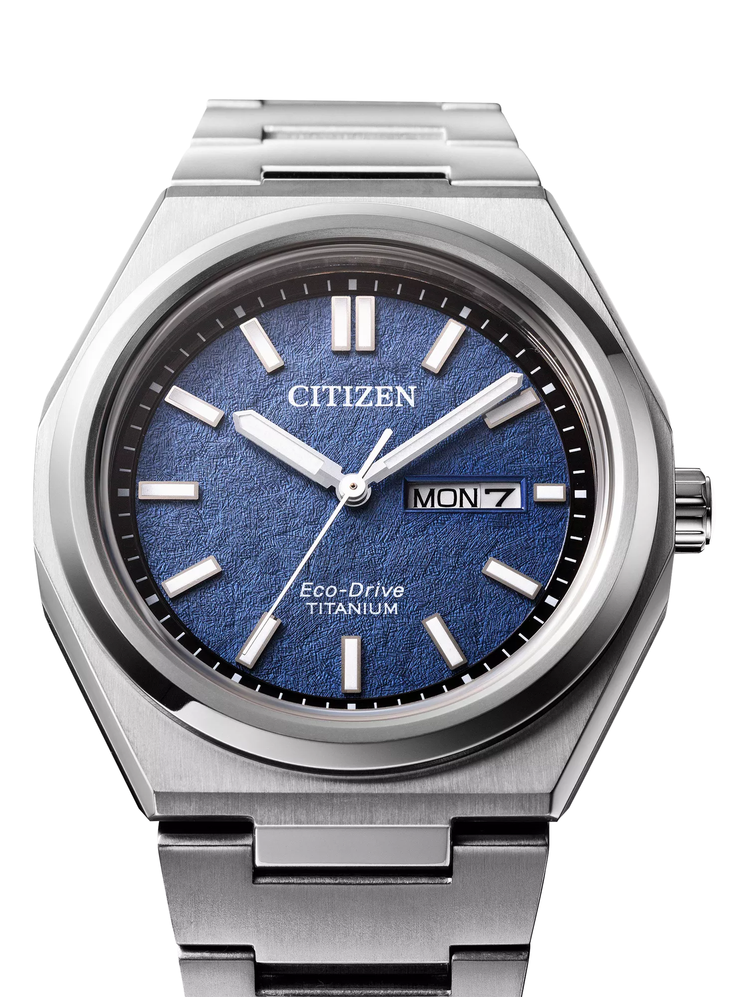Citizen Zenshin watch blue dial silver bracelet, imported from the UK