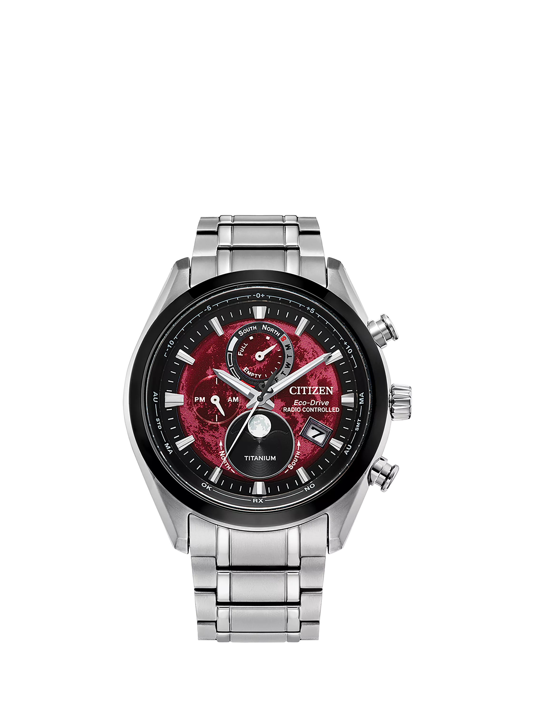Citizen Tsuki-Yomi Radio-Controlled Moon Phase Eco-Drive Watch