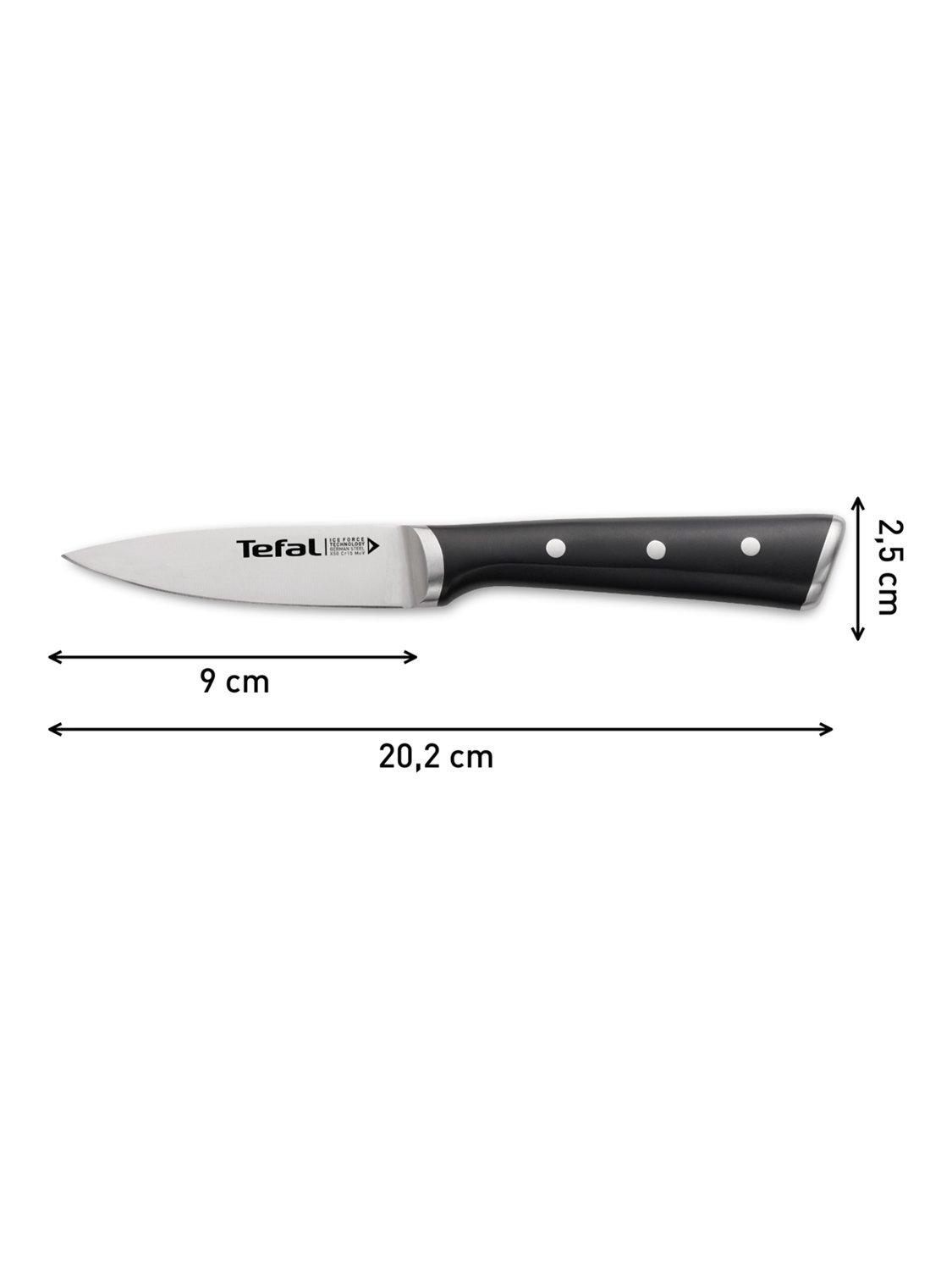 Tefal Ice Force stainless steel paring knife 9cm, UK version