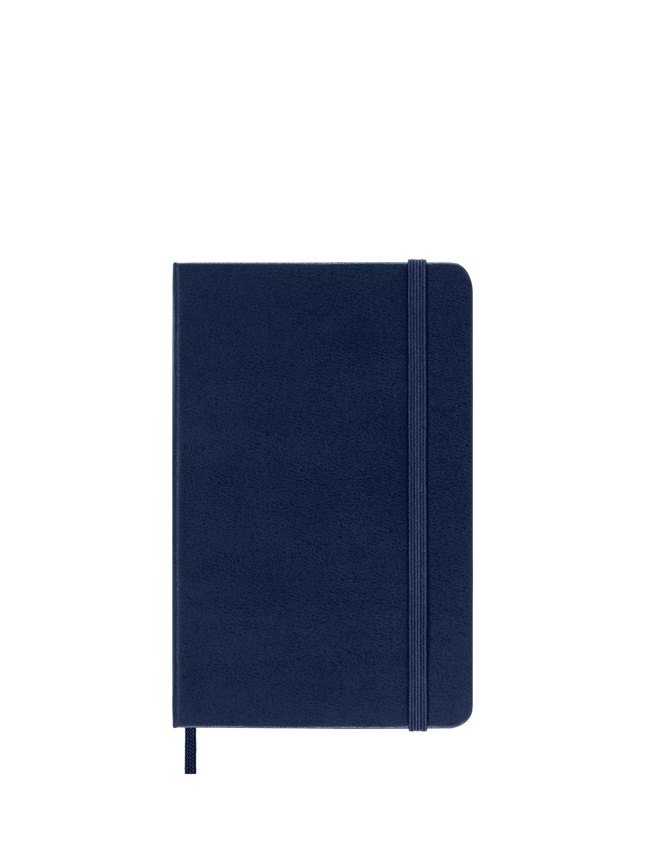 Moleskine hard cover notebook in blue, pocket size - British product