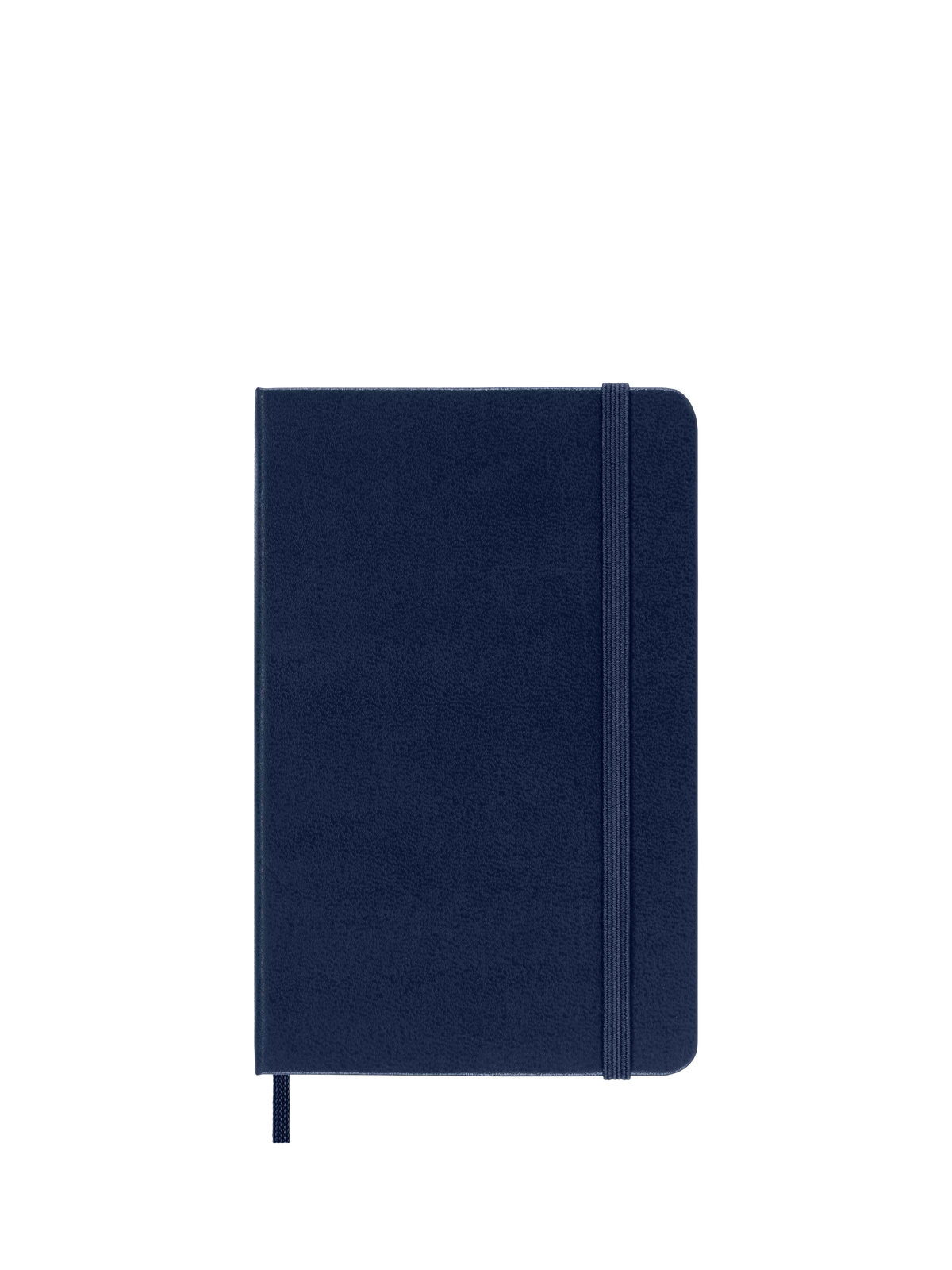 Moleskine hard cover notebook in blue, pocket size - British product