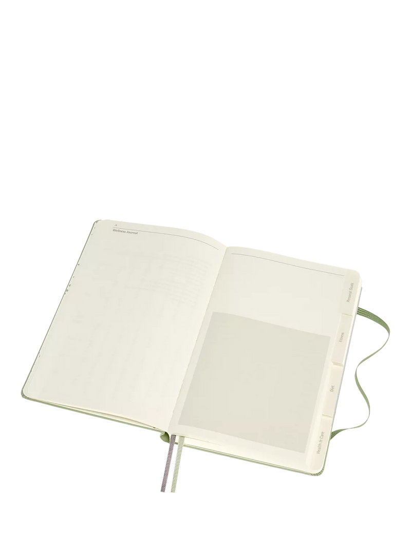 Moleskine Wellness Journal multi hardback A5 (British brand)