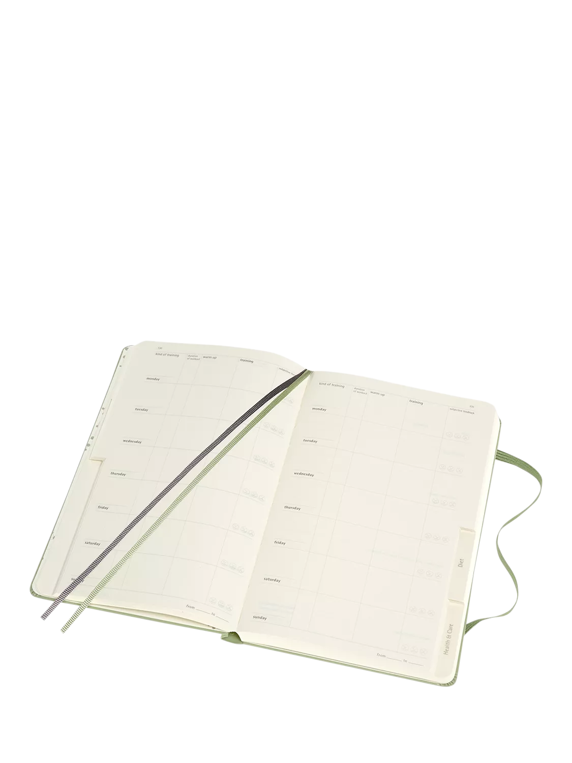 Moleskine Wellness Journal multi hardback A5 (British brand)