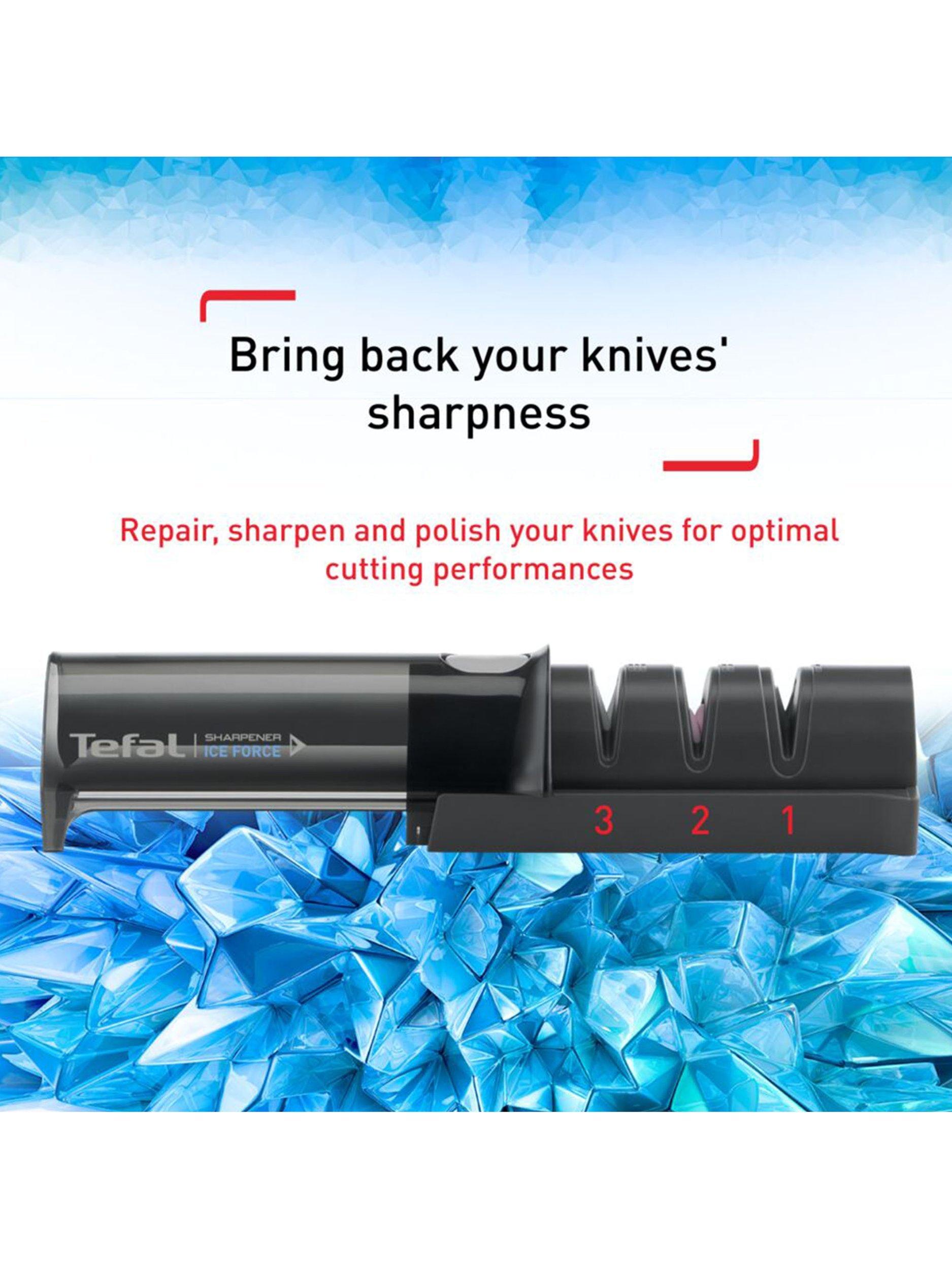 Tefal Ice Force retractable knife sharpener (British brand)