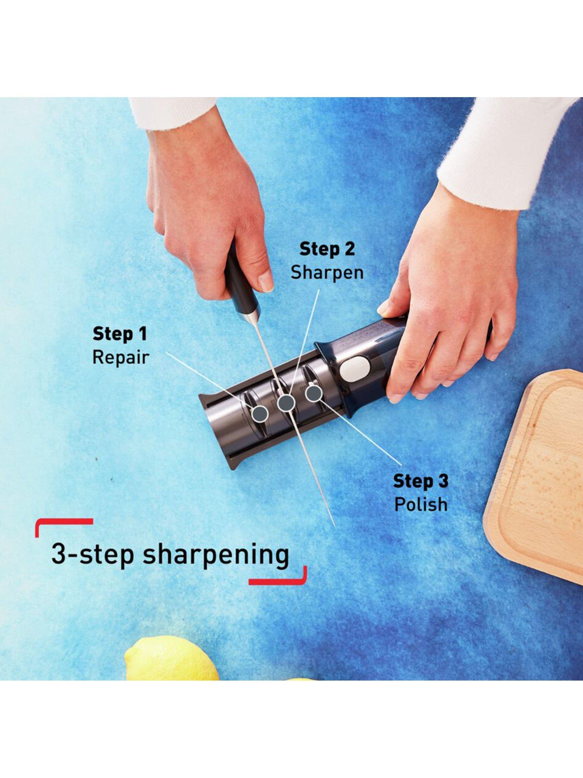 Tefal Ice Force retractable knife sharpener (British brand)