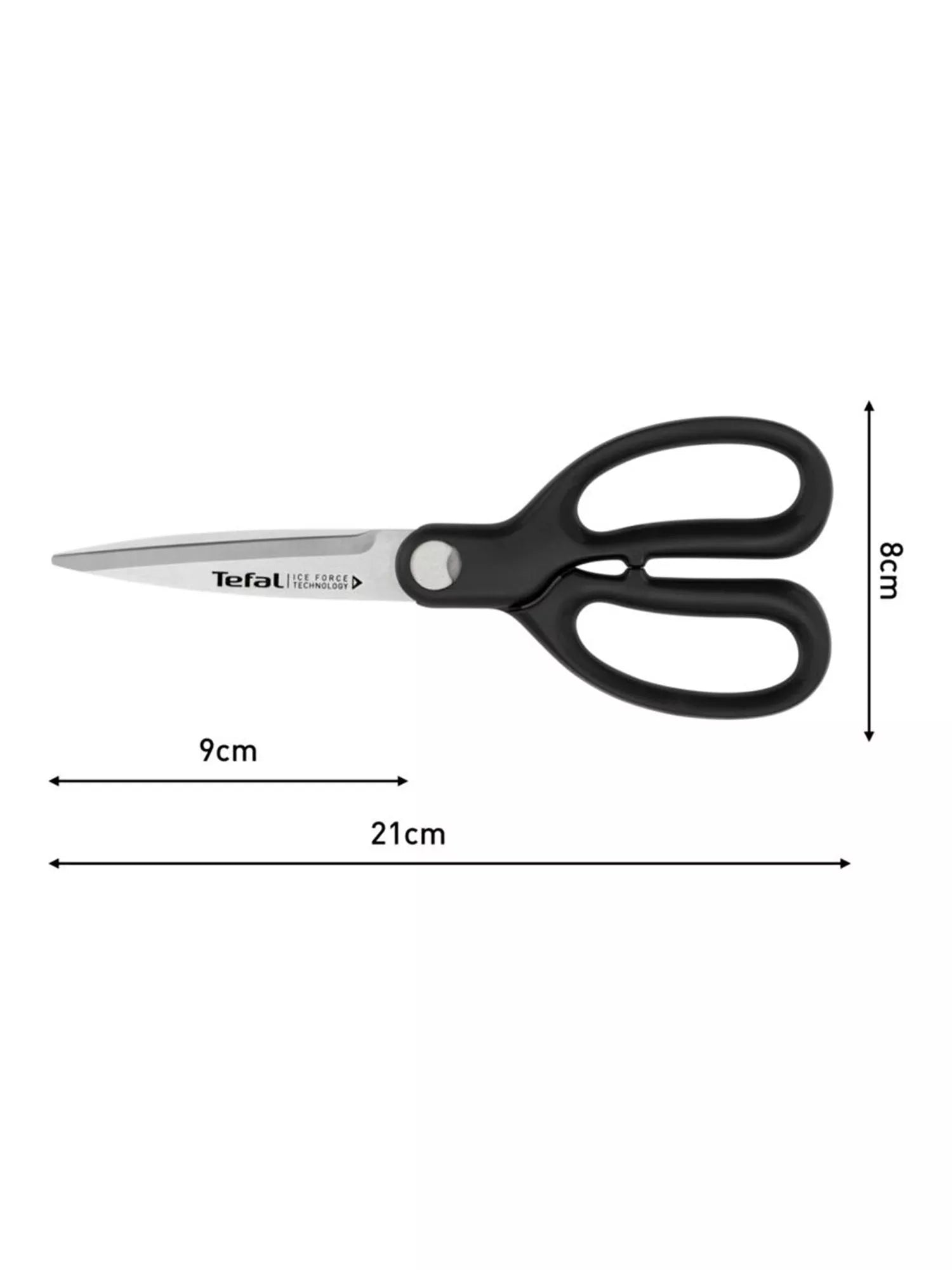Tefal Ice Force stainless steel kitchen scissors (British brand)