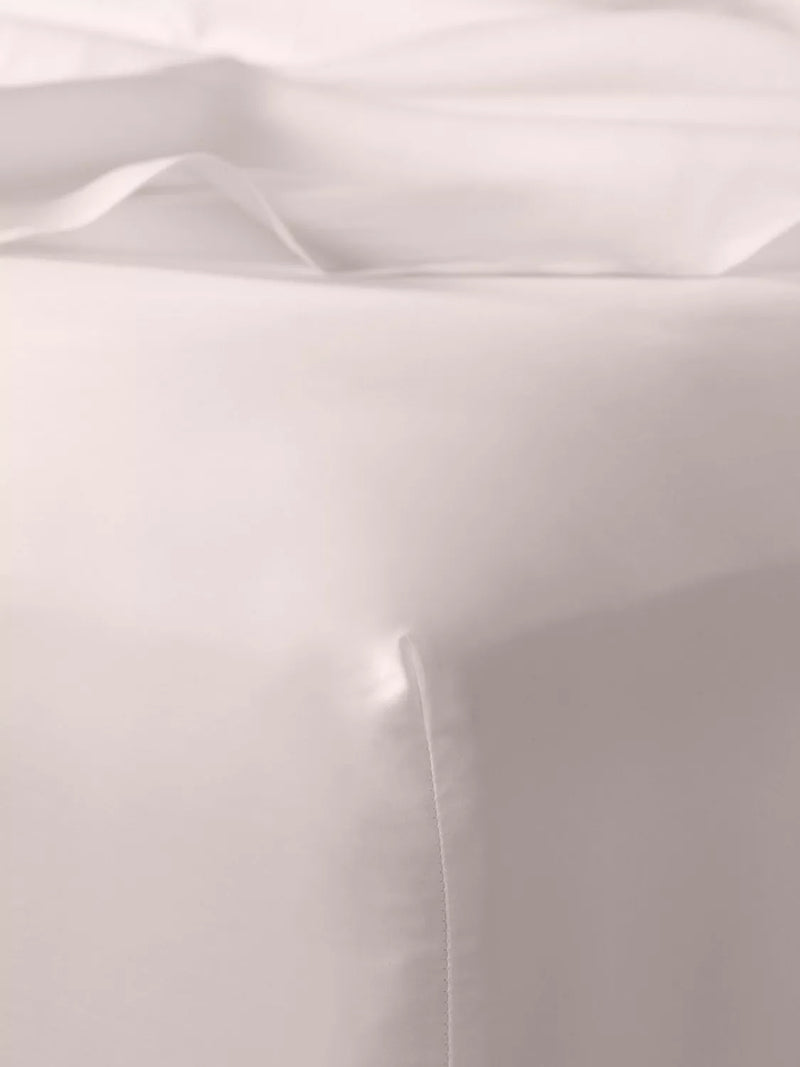 Bedfolk Luxe Cotton Deep Fitted Sheets - Rose Super King