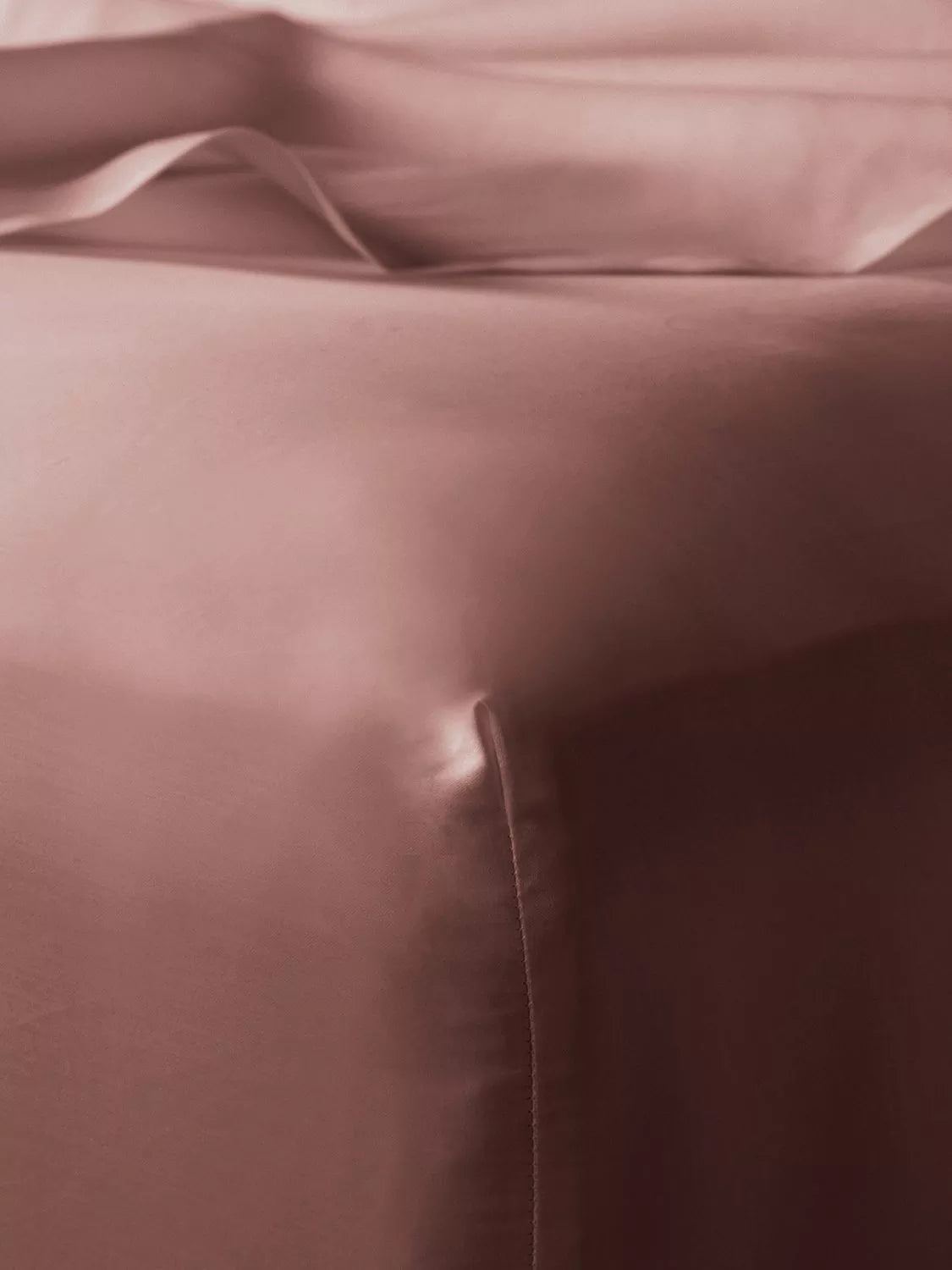 Bedfolk Luxe Cotton Deep Fitted Sheets - Rose Single