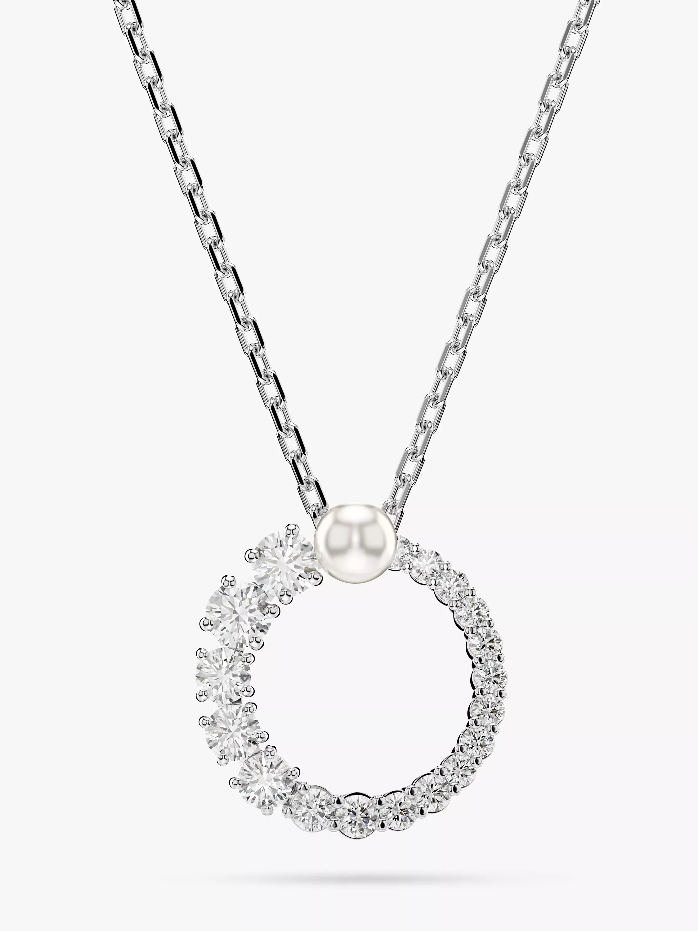 Swarovski Matrix pendant necklace white, imported from the UK