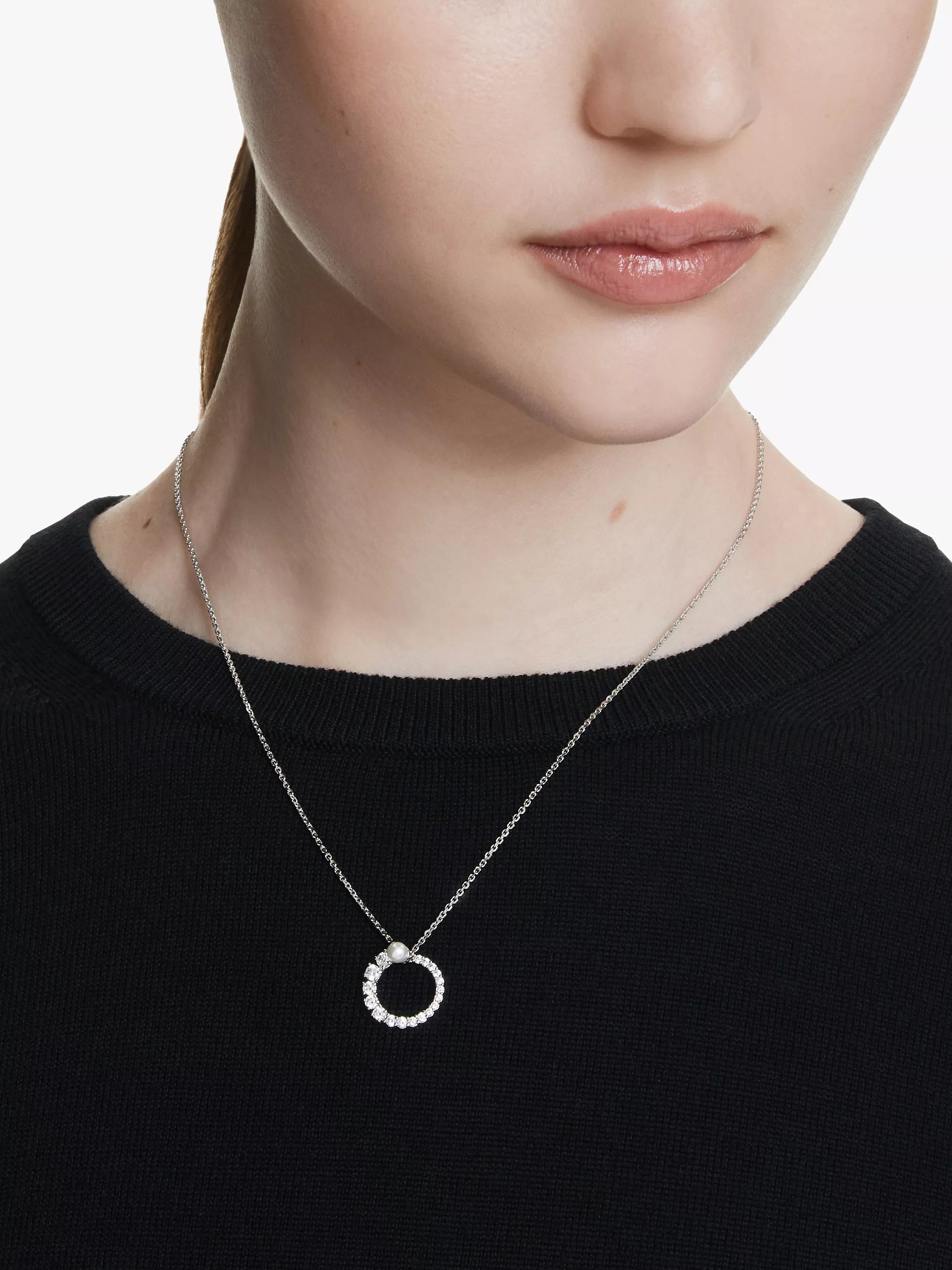 Swarovski Matrix pendant necklace white, imported from the UK