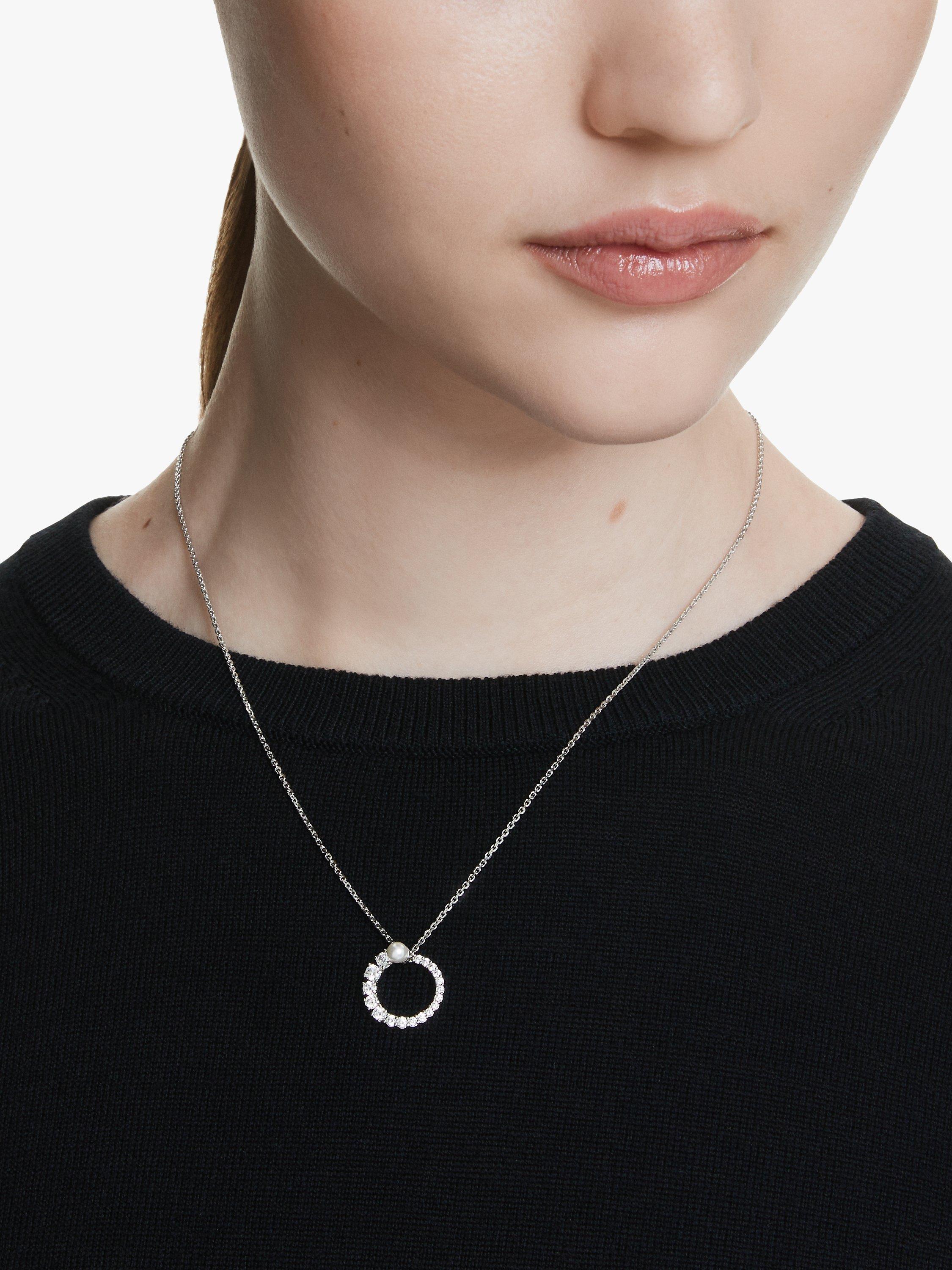 Swarovski Matrix pendant necklace white, imported from the UK