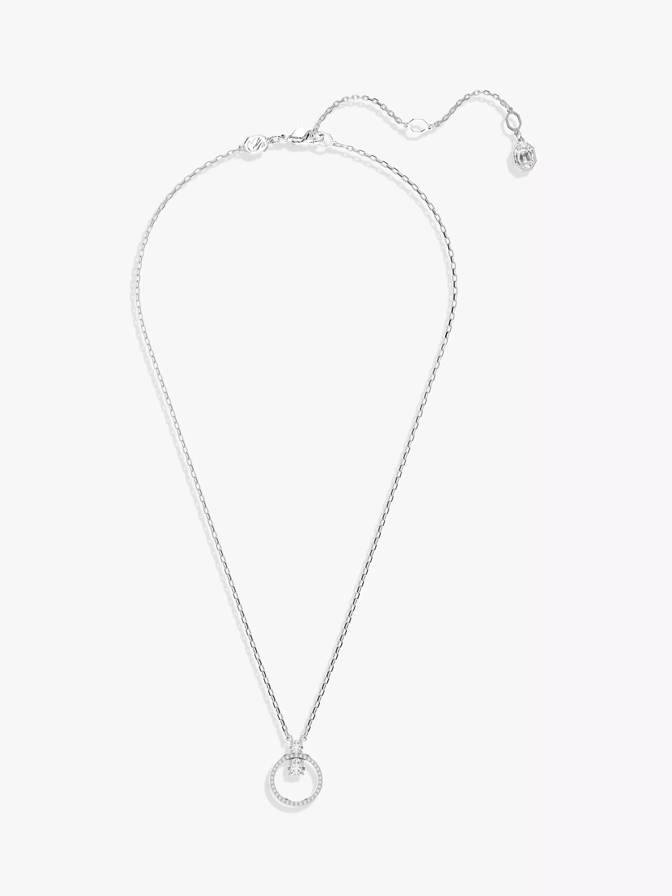 Swarovski silver crystal pendant necklace with Zirconia, imported from the UK