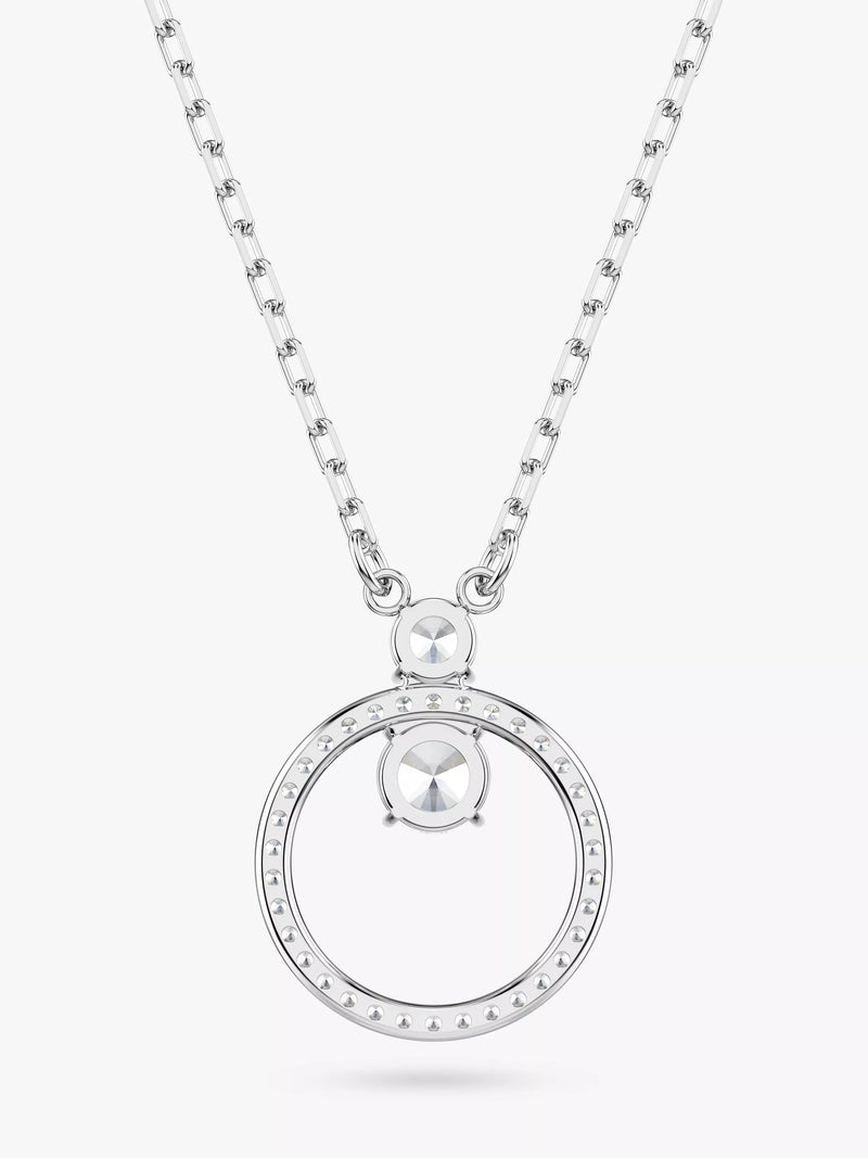 Swarovski silver crystal pendant necklace with Zirconia, imported from the UK