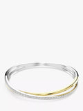 Swarovski Hyperbola two-tone bangle 17.3 cm (British brand)