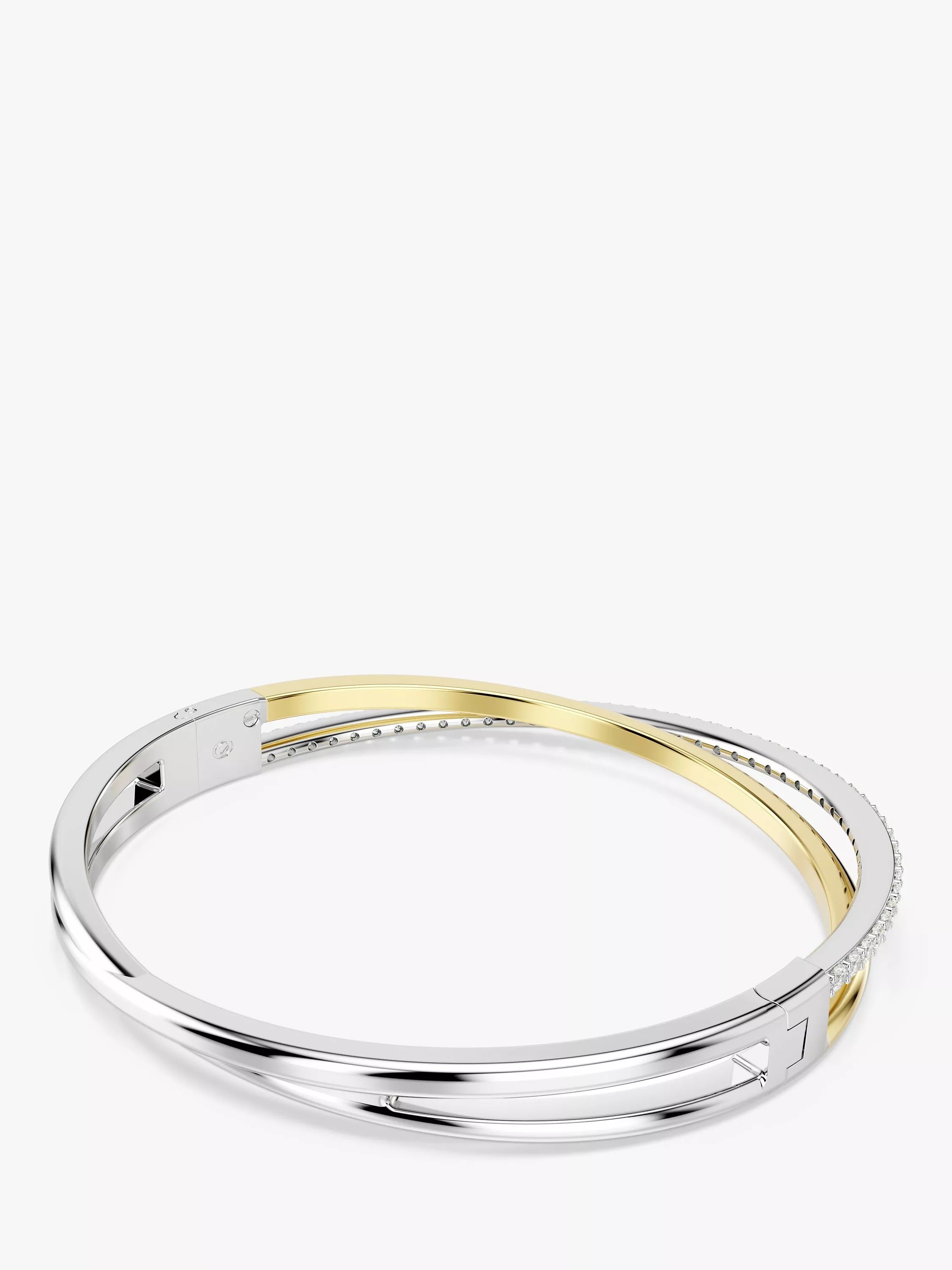 Swarovski Hyperbola two-tone bangle 17.3 cm (British brand)