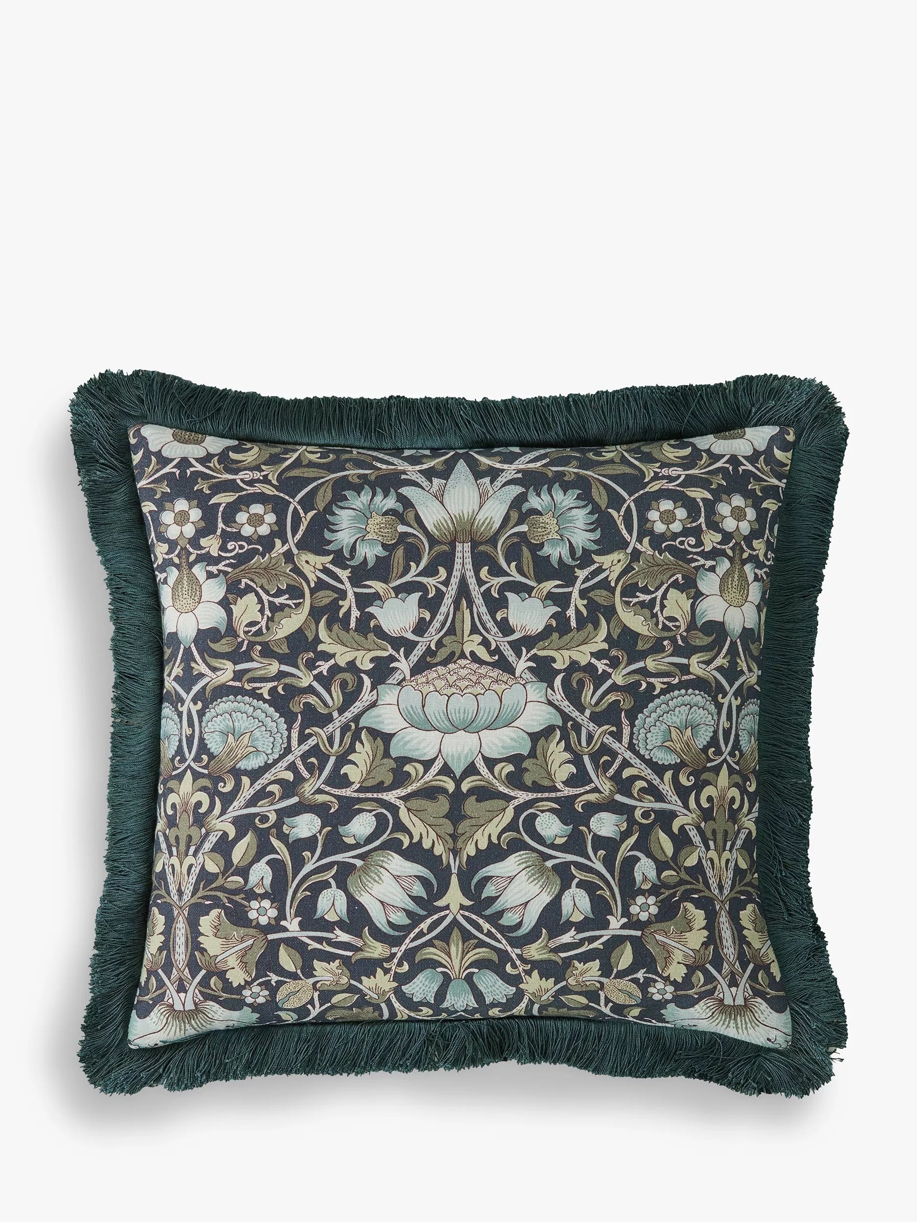 William Morris Lodden Square cushion 50x50cm, imported from the UK