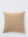 John Lewis square cushion with textured striped design and feather filling, UK version