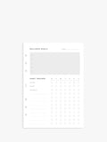 Filofax A5 Minimal Wellness Tracker Personal Organiser Refill - British product