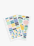 Filofax planning stickers set for personal organisers with 294 stickers - British product