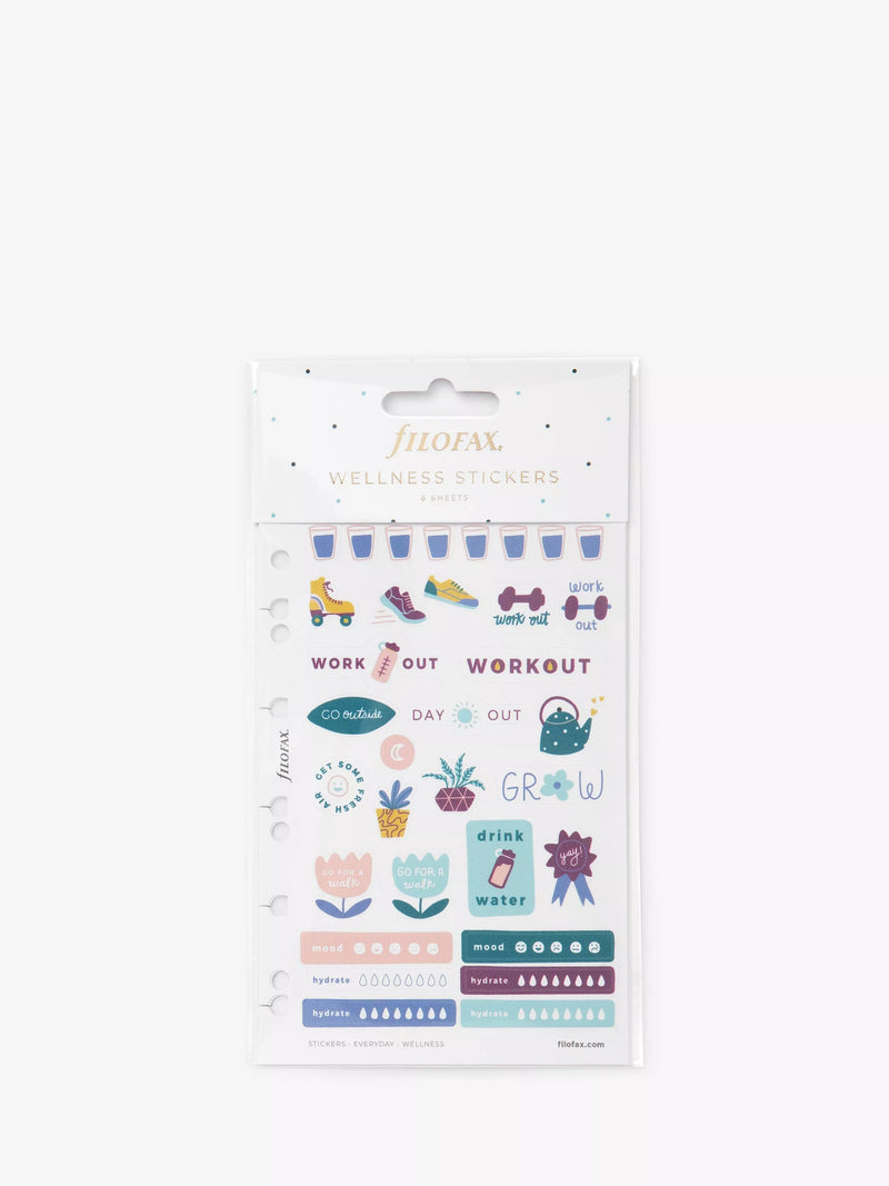 Filofax Everyday Wellness Stickers 216 stickers - British product
