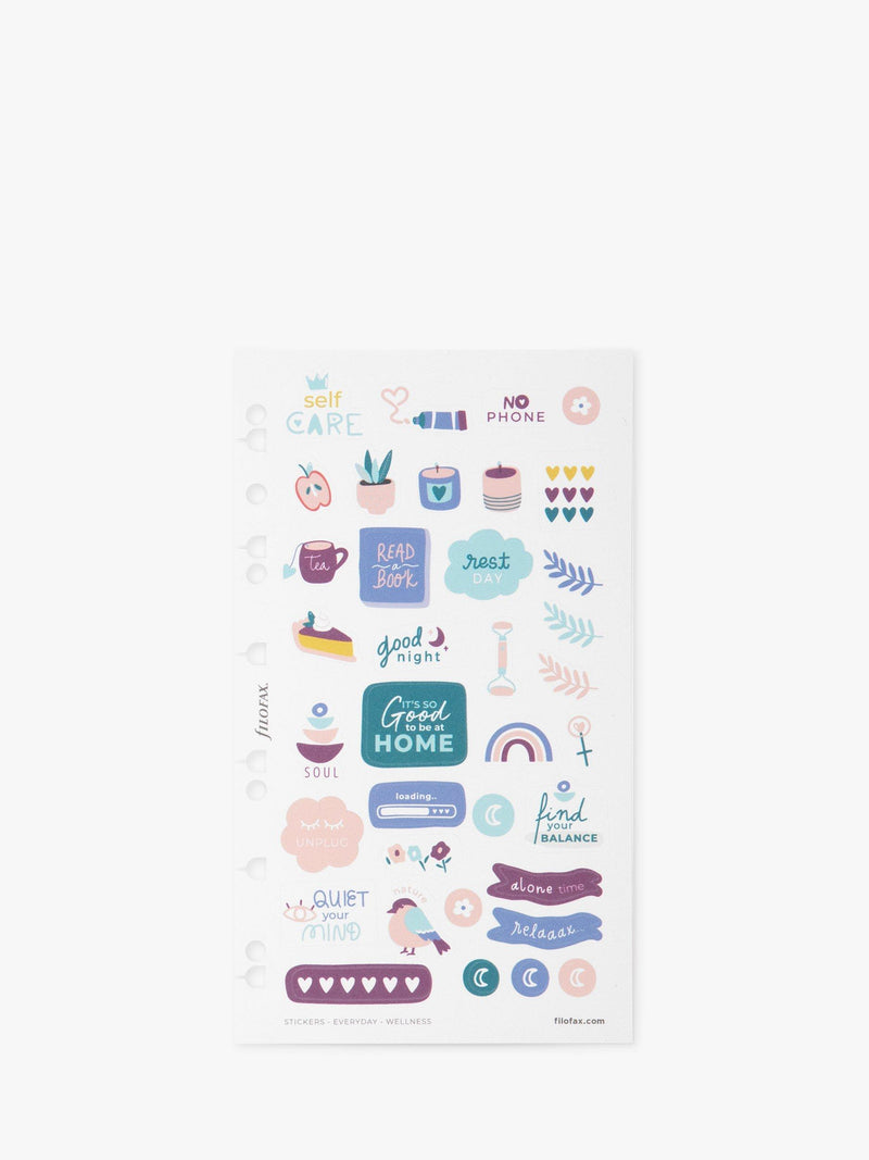 Filofax Everyday Wellness Stickers 216 stickers - British product
