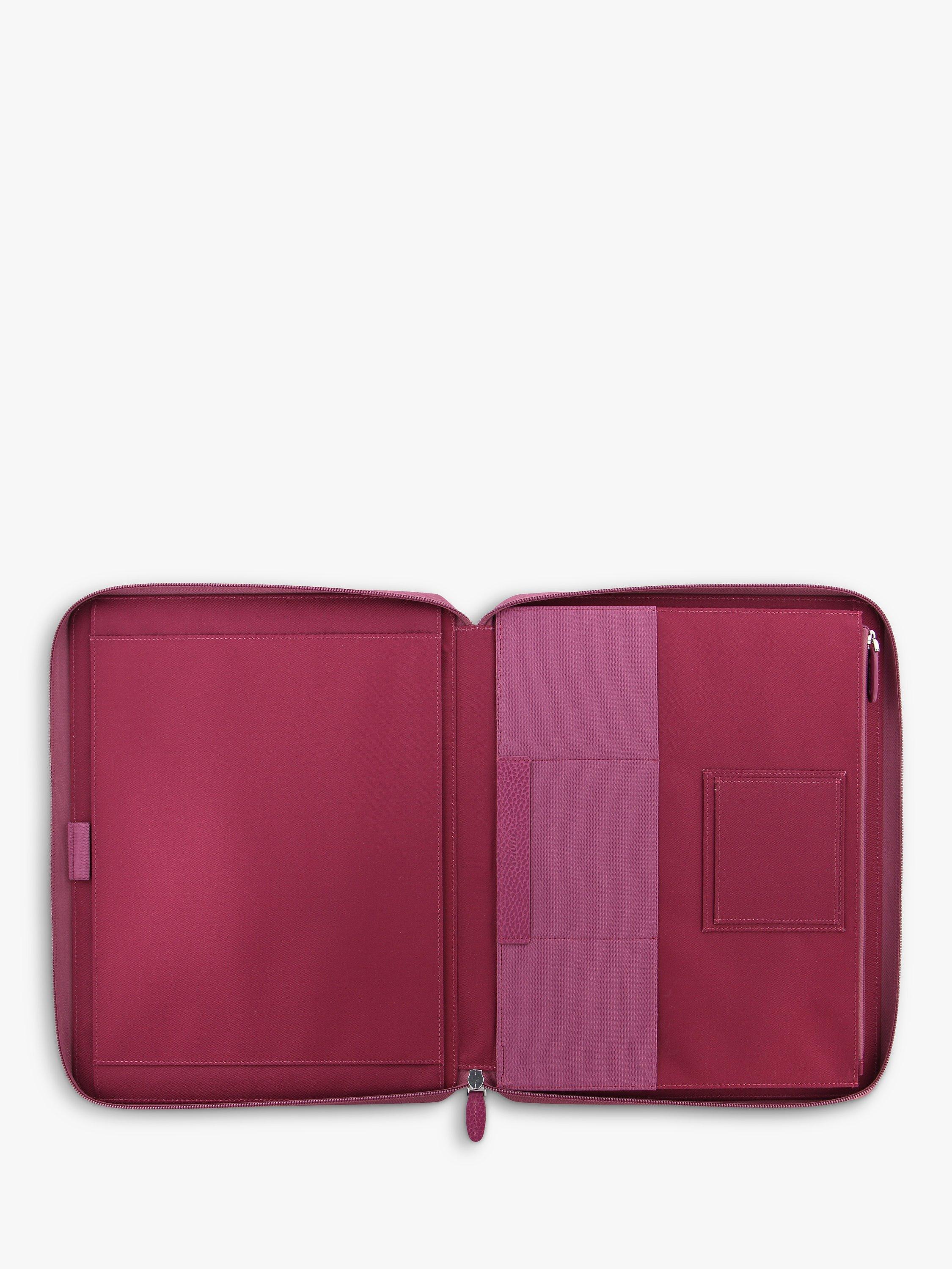 Filofax Finsbury leather folio A4 (British brand)