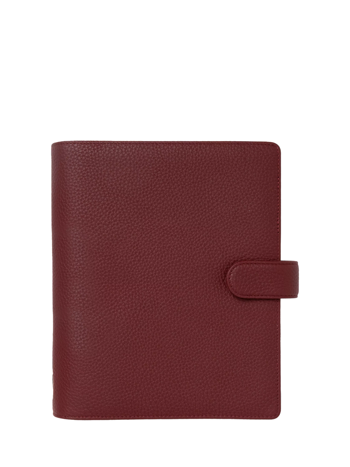 Filofax A5 Norfolk leather personal organiser currant, imported from the UK