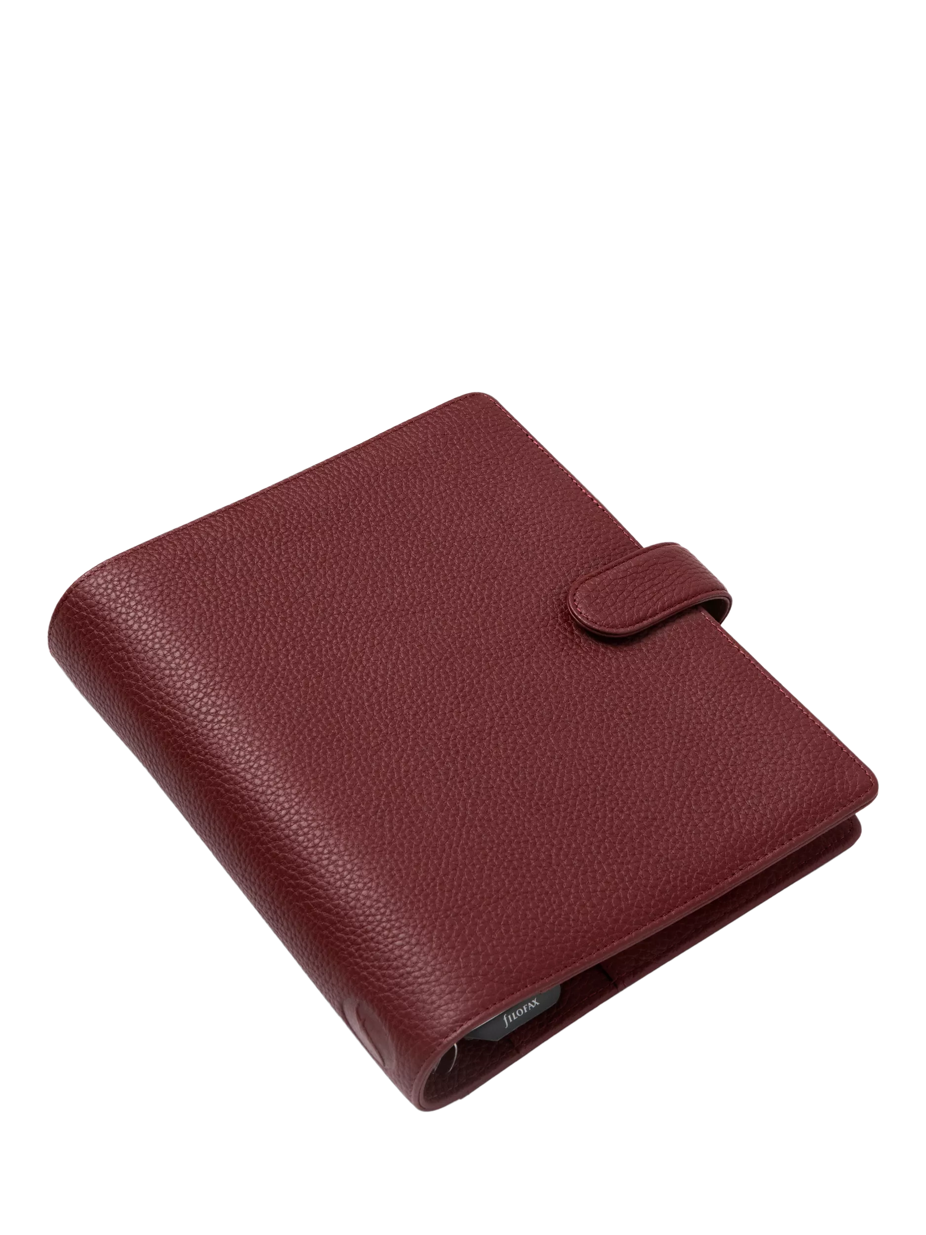 Filofax A5 Norfolk leather personal organiser currant, imported from the UK
