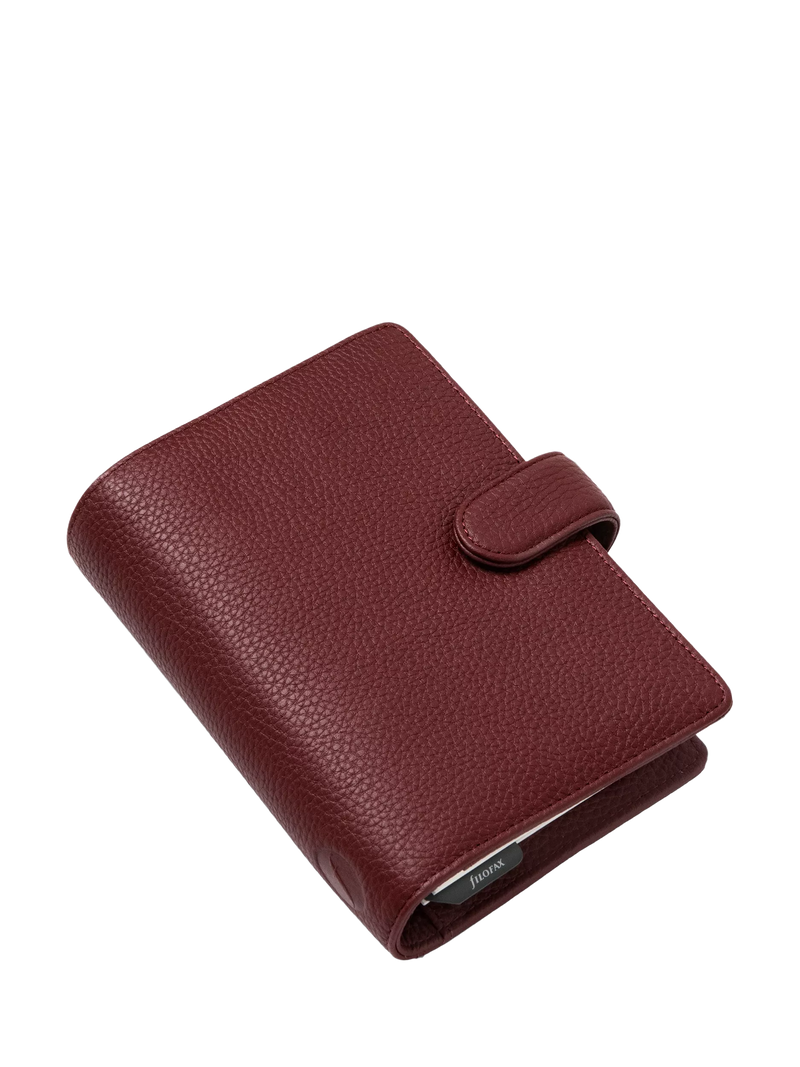 Filofax Norfolk leather personal organiser currant - British product