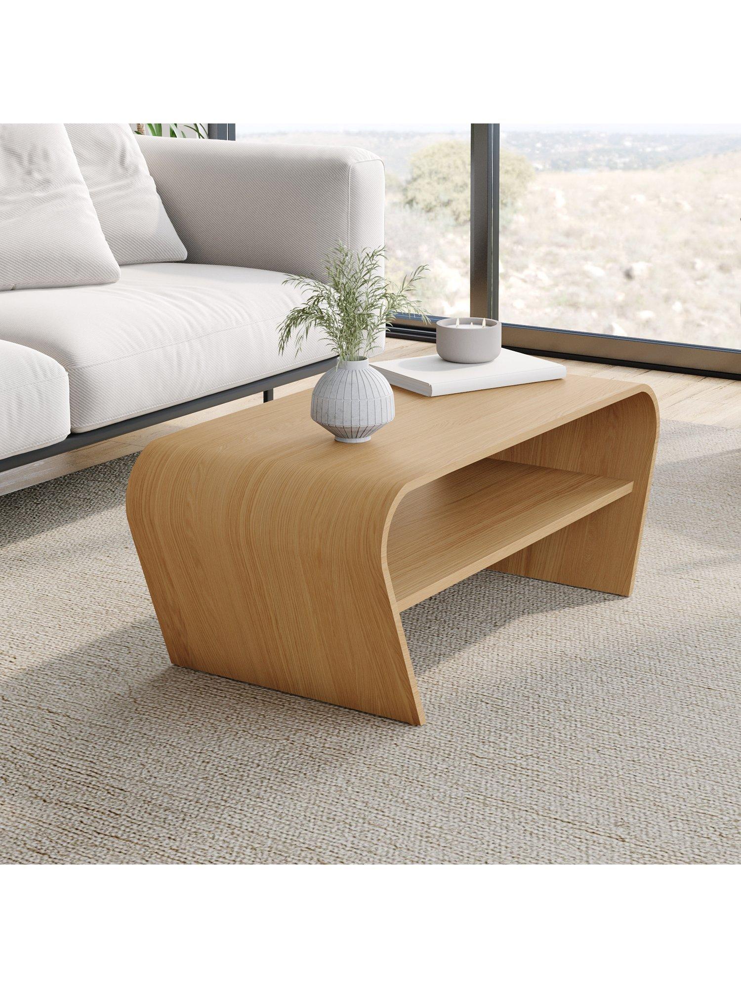 Tom Schneider Taper coffee table oak satin finish - British product