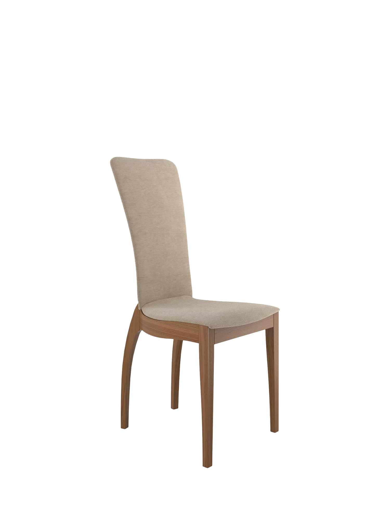 Tom Schneider Sasha dining chair in walnut finish - British product