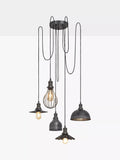 Industville Brooklyn 5 Wire Spider Pendant Ceiling Light