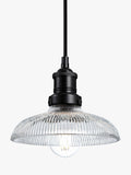 Industville Brooklyn glass dome pendant light 20cm, imported from the UK