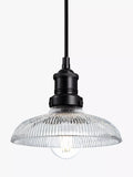 Industville Brooklyn Glass Dome Pendant Ceiling Light 20cm