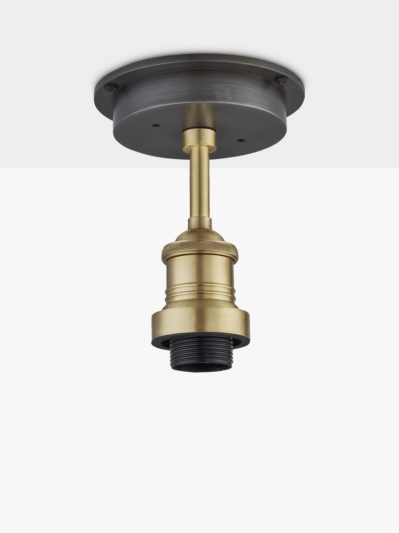 Industville flush mount glass globe ceiling light - British product