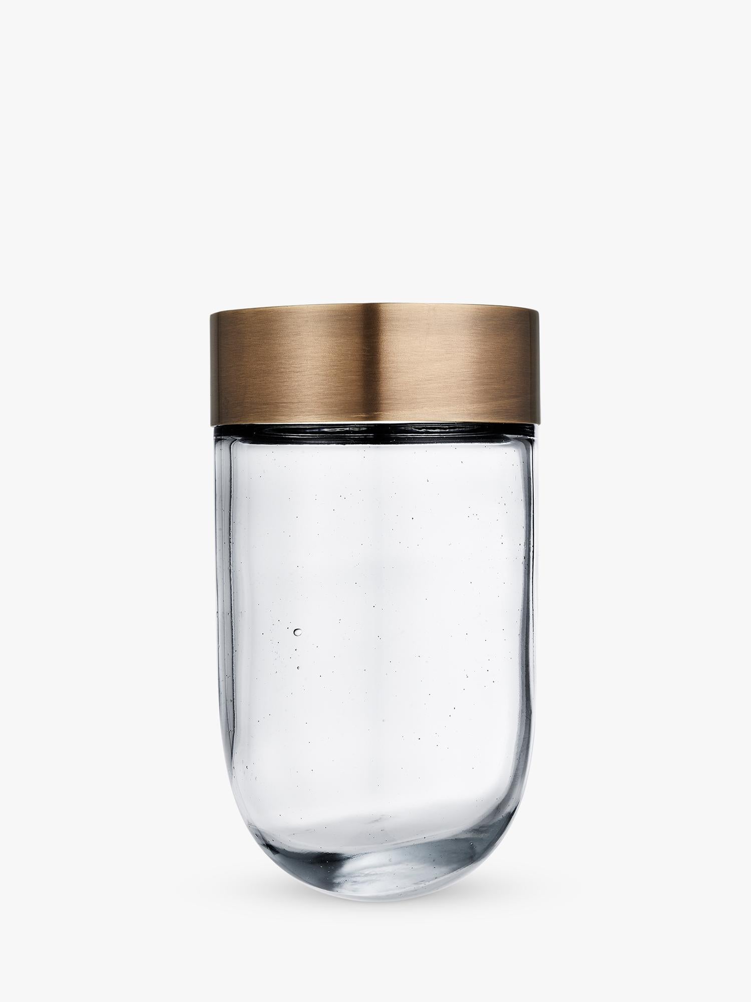 Industville Brooklyn pendant light brass metal glass (British brand)