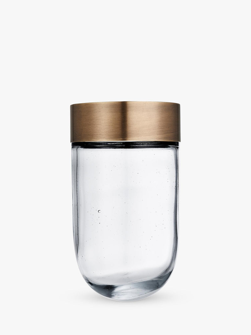 Industville Brooklyn pendant light brass metal glass (British brand)