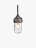 Industville Swan Neck Glass Tube Wall Light - British product