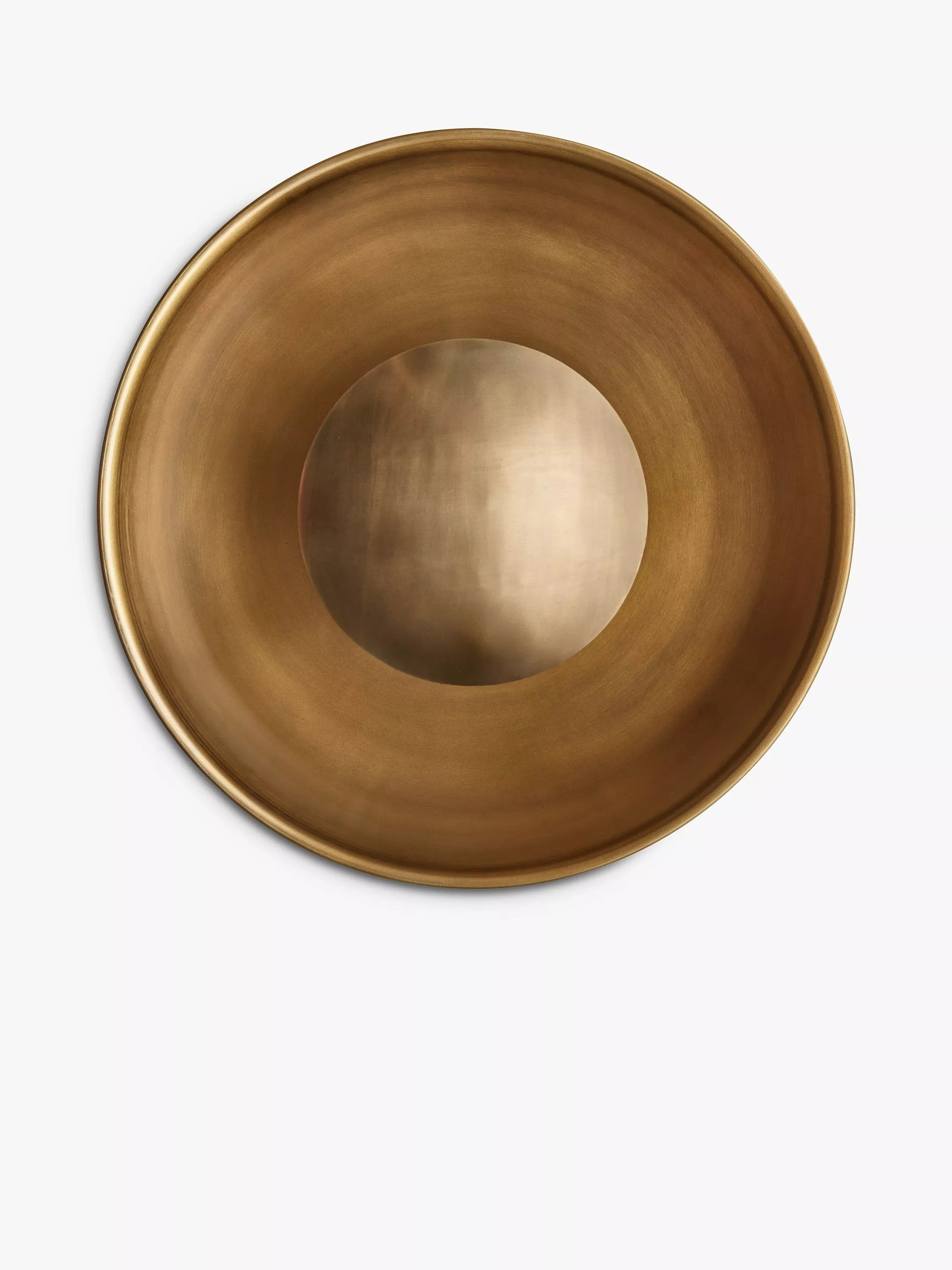 Industville Boston round brass light, imported from the UK