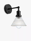 Industville Brooklyn Glass Funnel Wall Light