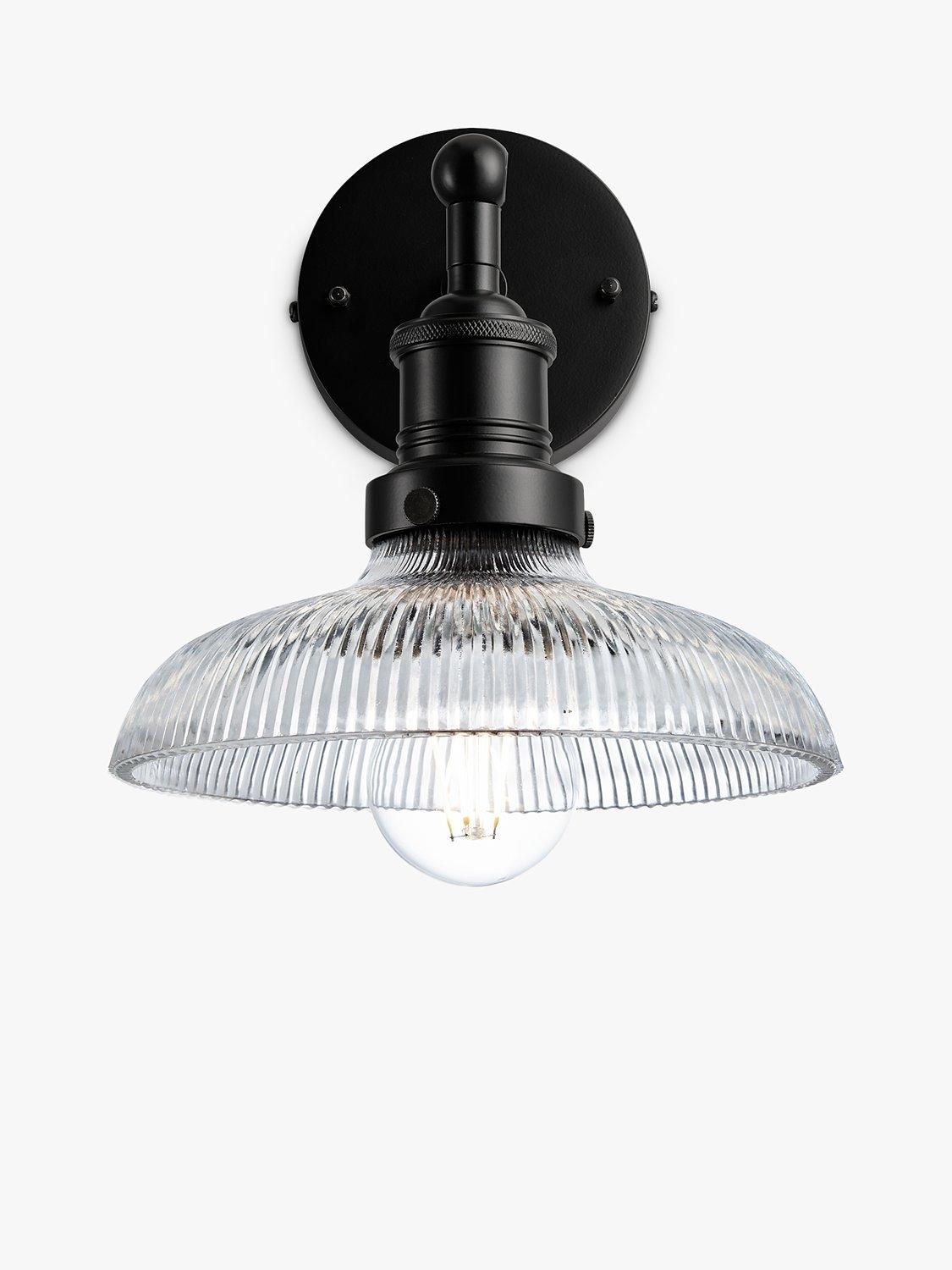 Industville Brooklyn Glass Dome Wall Light - British product
