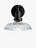 Industville Brooklyn Glass Dome Wall Light - British product