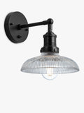 Industville Brooklyn Glass Dome Wall Light - British product