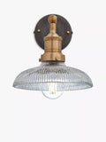 Industville Brooklyn Glass Dome Wall Light - British product