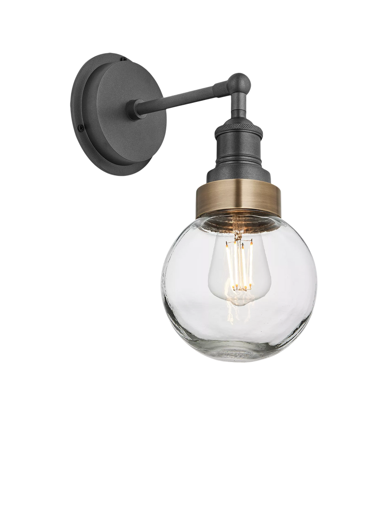 Industville Brooklyn Outdoor & Bathroom Wall Light 31x15x28cm