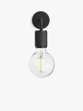Industville knurled edison wall light metal construction, imported from the UK