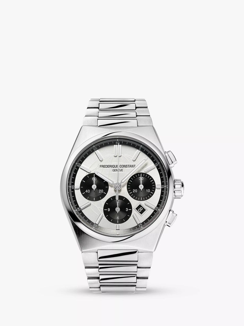 Frederique Constant Highlife Chronograph Automatic silver watch 41mm, UK version