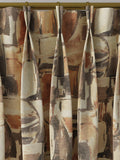Clarke & Clarke Figura curtains in Linen/Charcoal, UK version