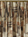 Clarke & Clarke Figura curtains in Linen/Charcoal, UK version